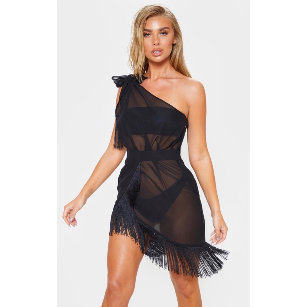 Tassel dress beach cover up
